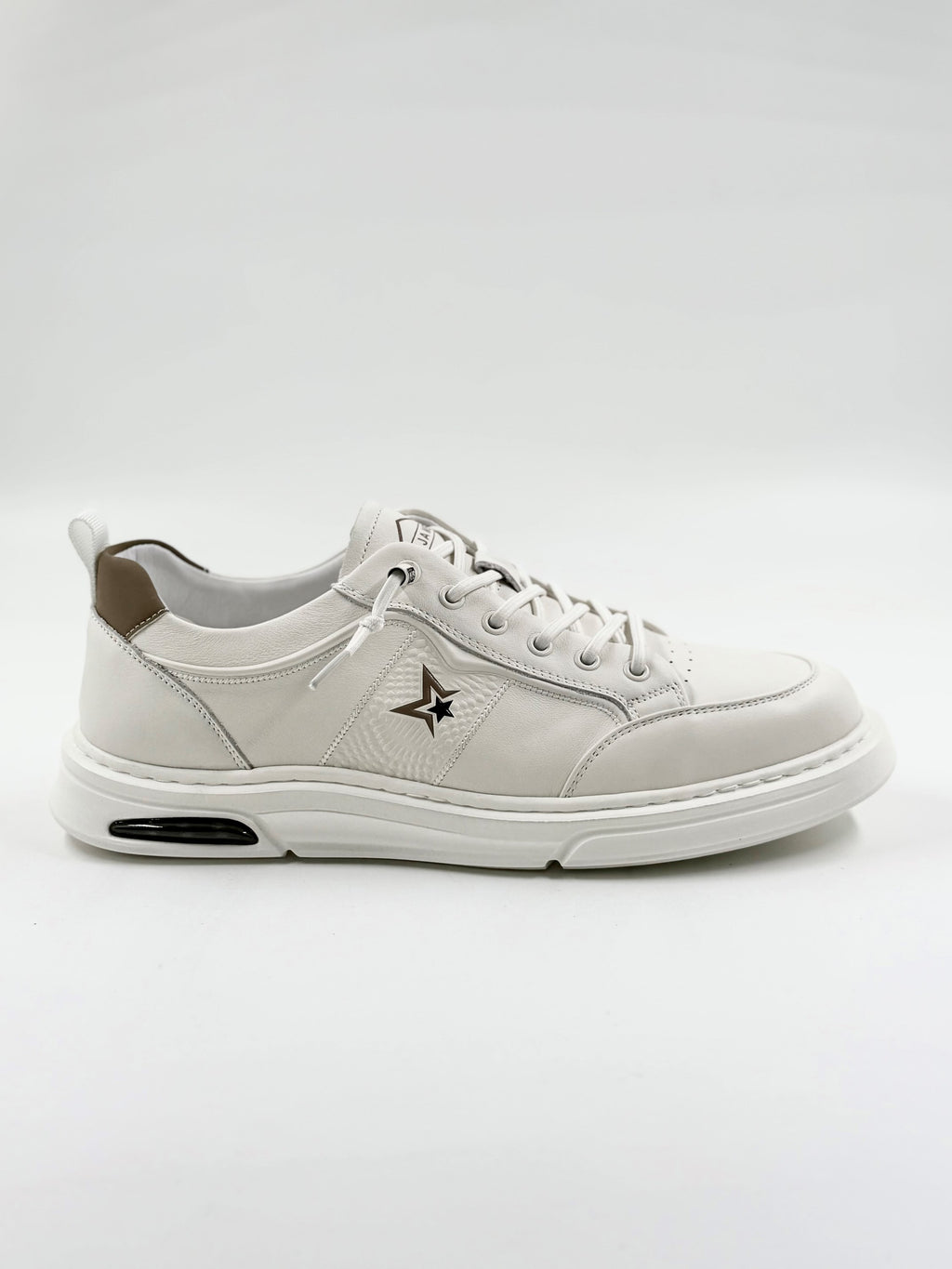 Guja Beyaz Deri Erkek Sneakers