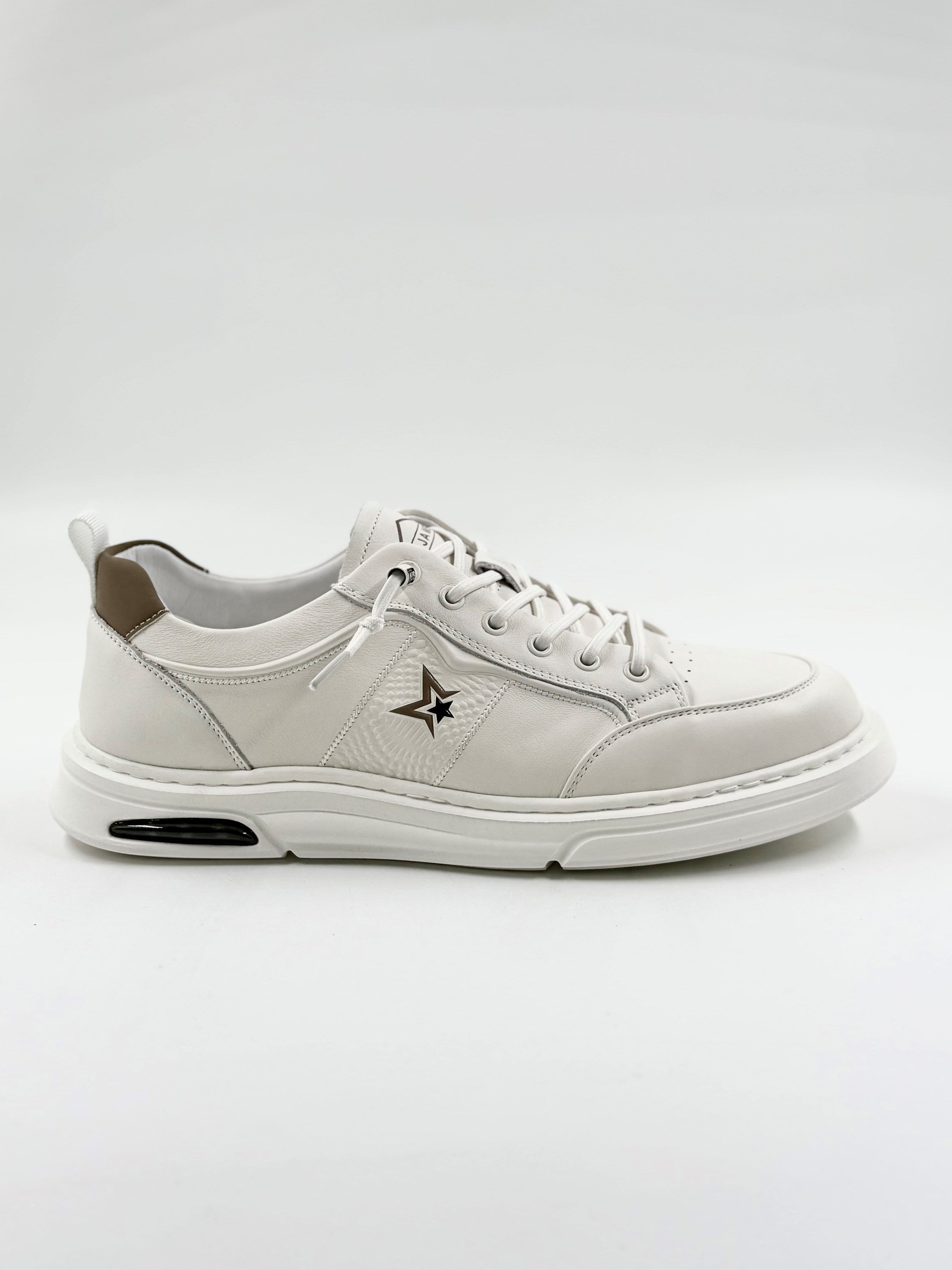 Guja Beyaz Deri Erkek Sneakers