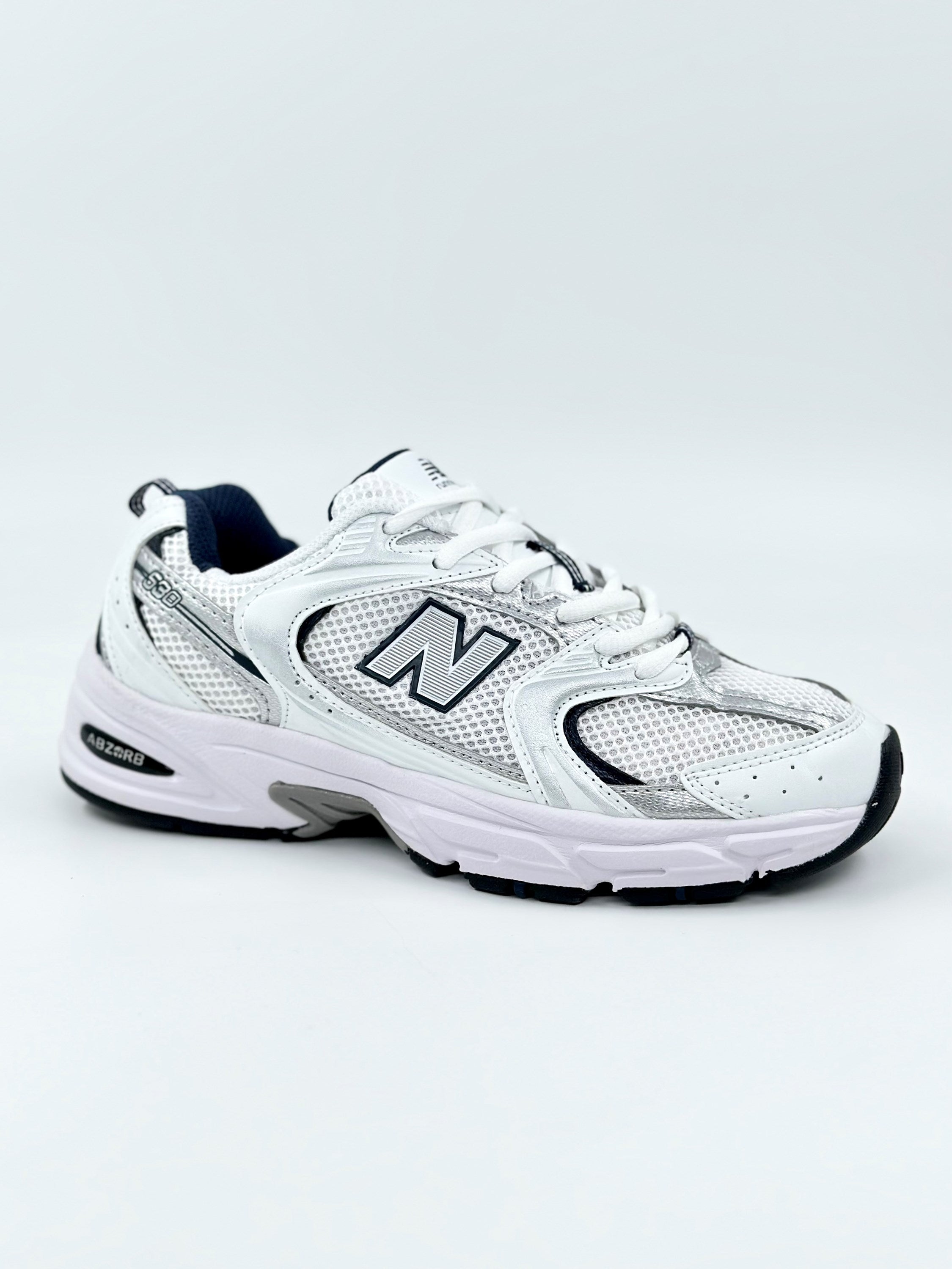 New Balance 530 Whıte/Sılver/Navy