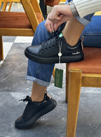 Unıted Of Colors Benetton | Siyah | Bağcıklı Sneakers