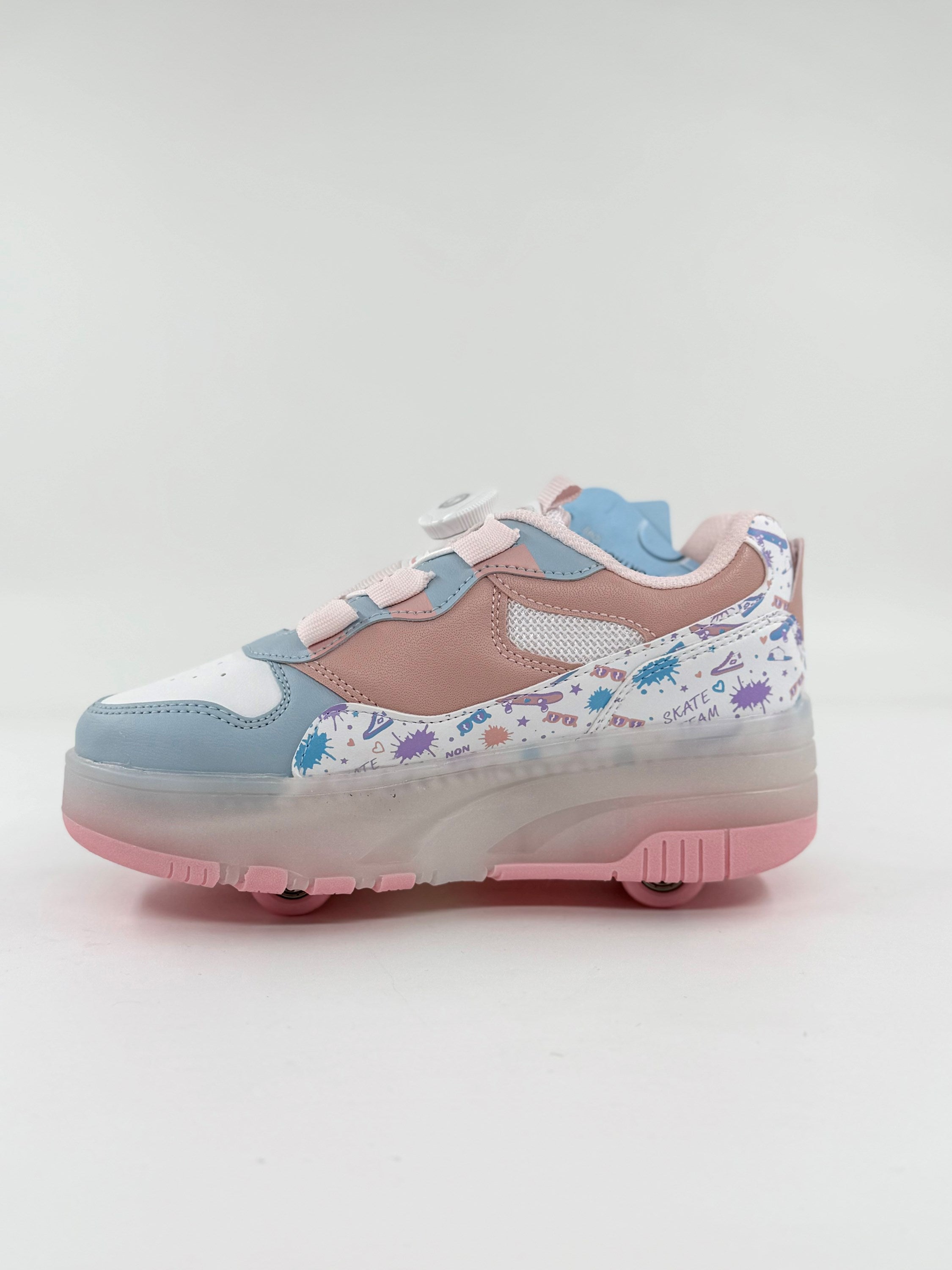 Mnc Pembe  Patenli Işıklı Çocuk Ayakkabı