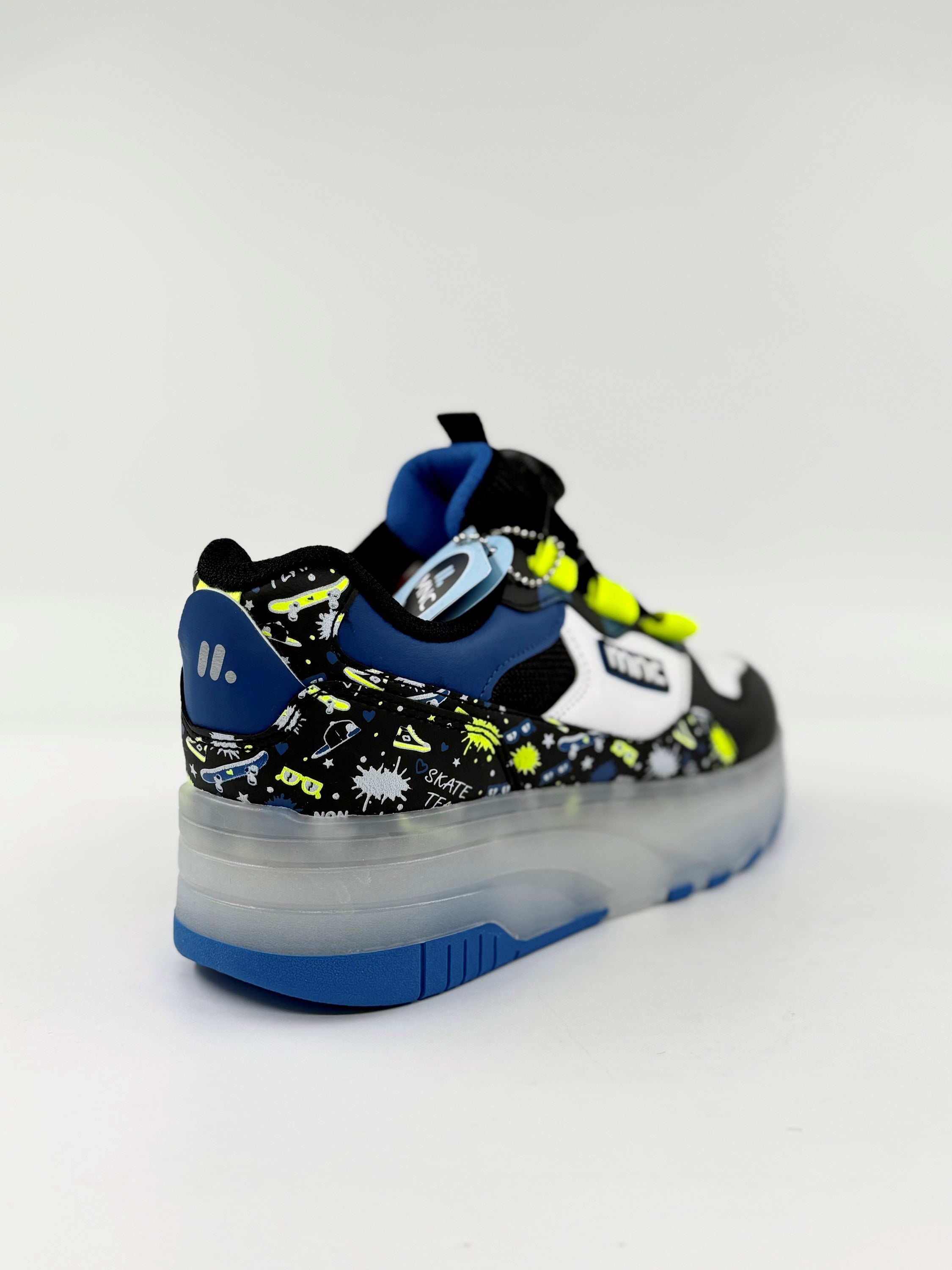 Mnc Mavi Patenli Işıklı Çocuk Ayakkabı