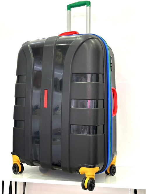 Armine Büyük Boy Siyah Valiz Seyahat Çantası