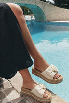 Kelebek Desenli | Taş Detaylı | Kadın Terlik