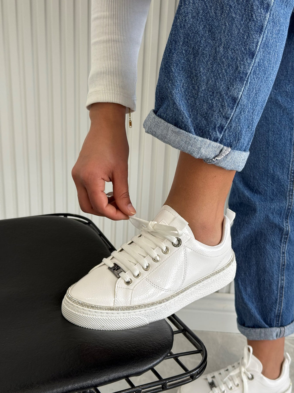 Beyaz | Kuum | Bağcıklı | Kadın | Sneakers