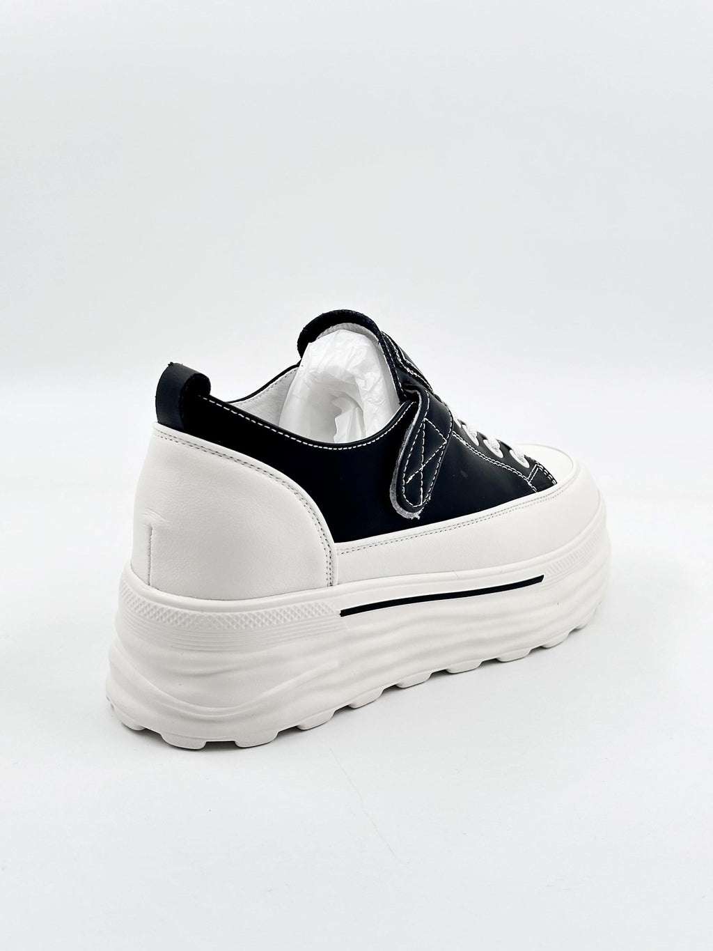 Guja | Gizli Topuk | Deri | Cırtlı | Kadın Sneakers