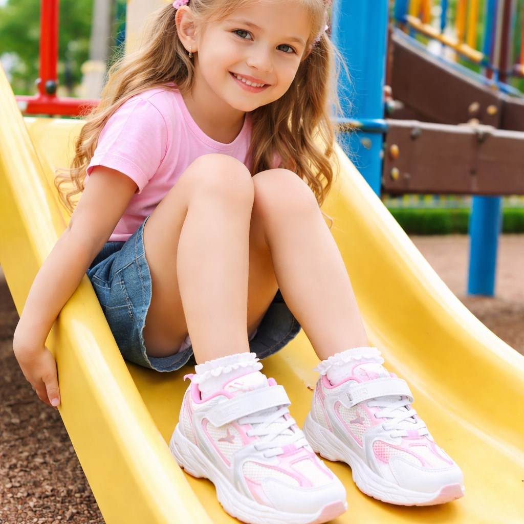 Cool Terra Cırtlı Bağcıklı Kız Çocuk Pembe Spor Ayakkabı