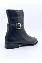 Hakiki Deri Kemer Detaylı Kadın Bot