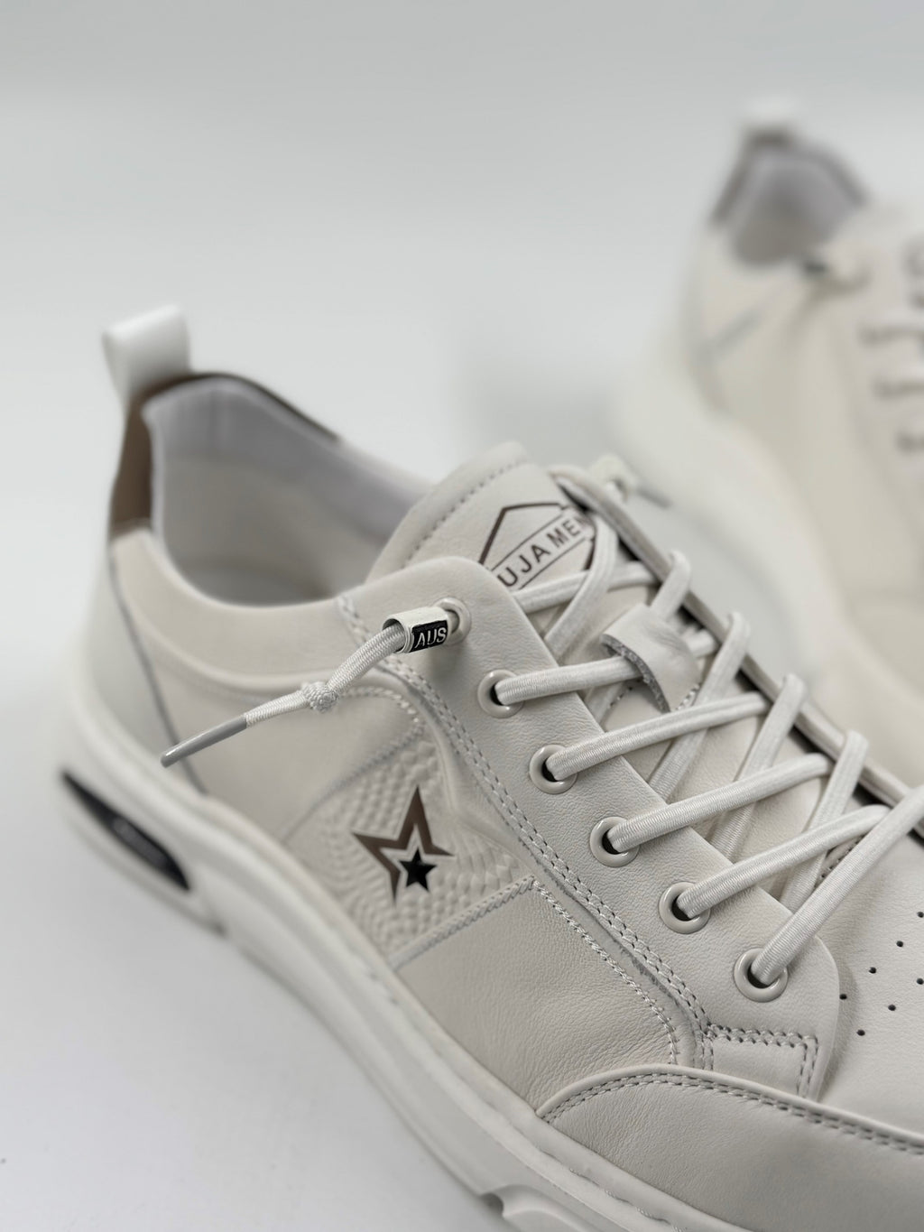 Guja Beyaz Deri Erkek Sneakers