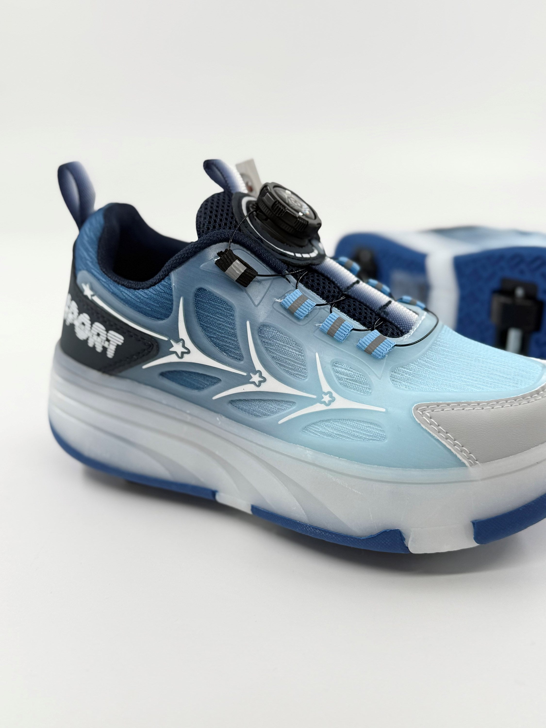 Marko Kids Mavi Patenli Şarj Edilebilir Çocuk Ayakkabı