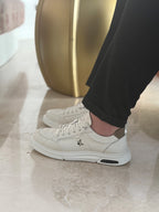 Guja Beyaz Deri Erkek Sneakers