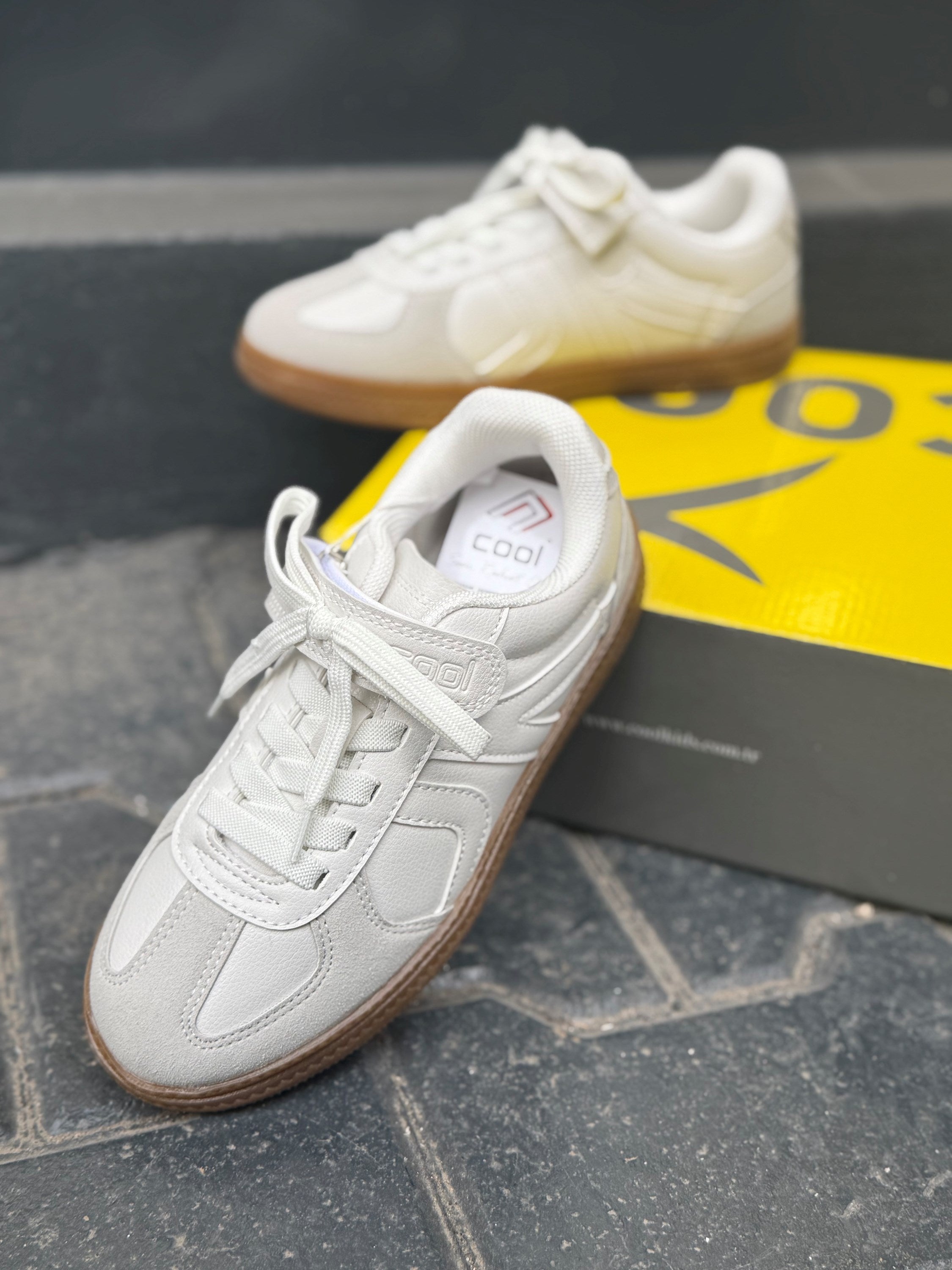 Cool Berry Beyaz Cırtlı Çocuk Sneakers