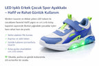 Cool Mavi Cırtlı Çocuk Spor Ayakkabı