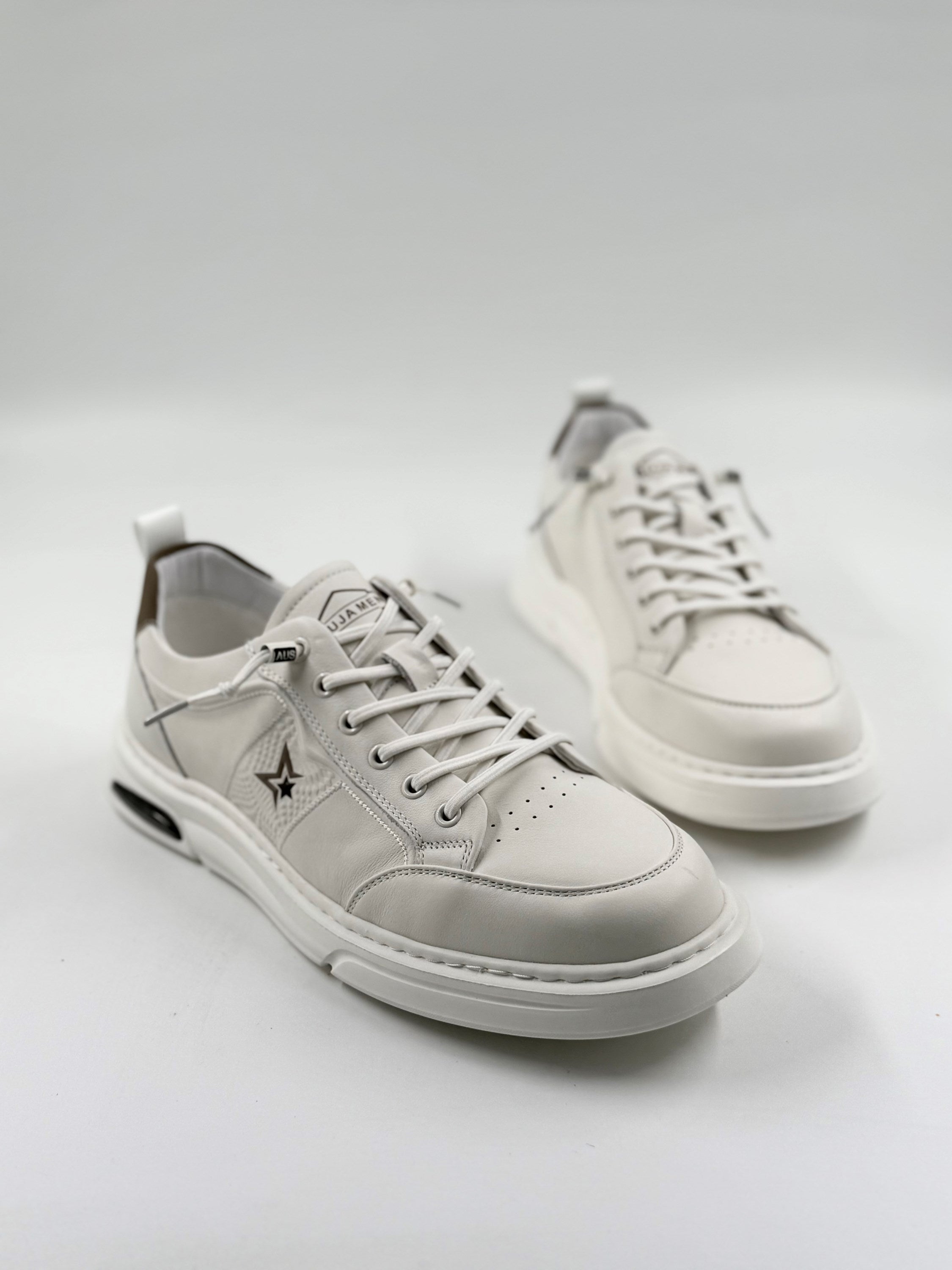 Guja Beyaz Deri Erkek Sneakers