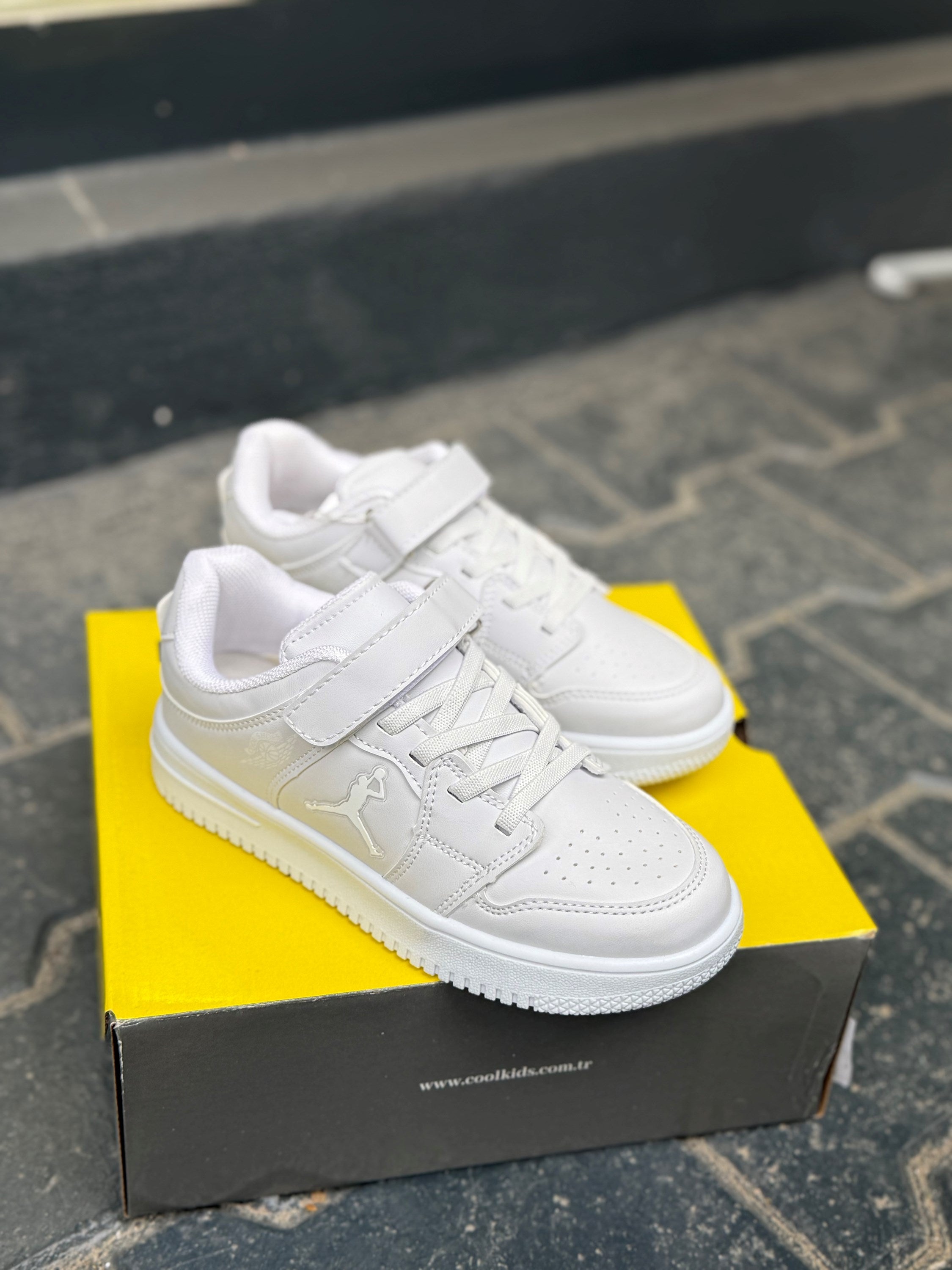 Cool Çocuk Beyaz Aır Günlük Spor Ayakkakbı