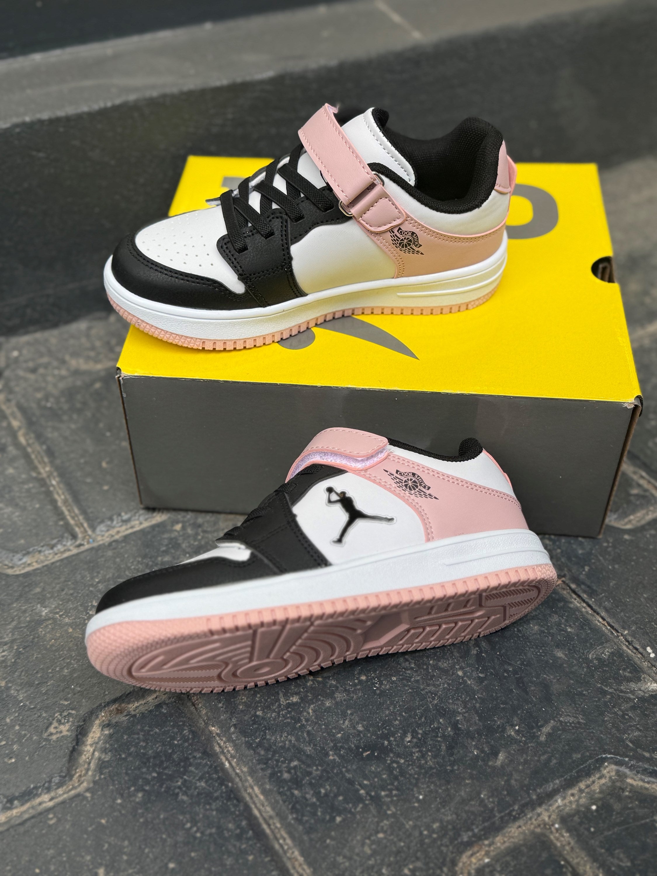 Cool Çocuk Cırtlı  Pınk Aır Günlük Spor Ayakkabı