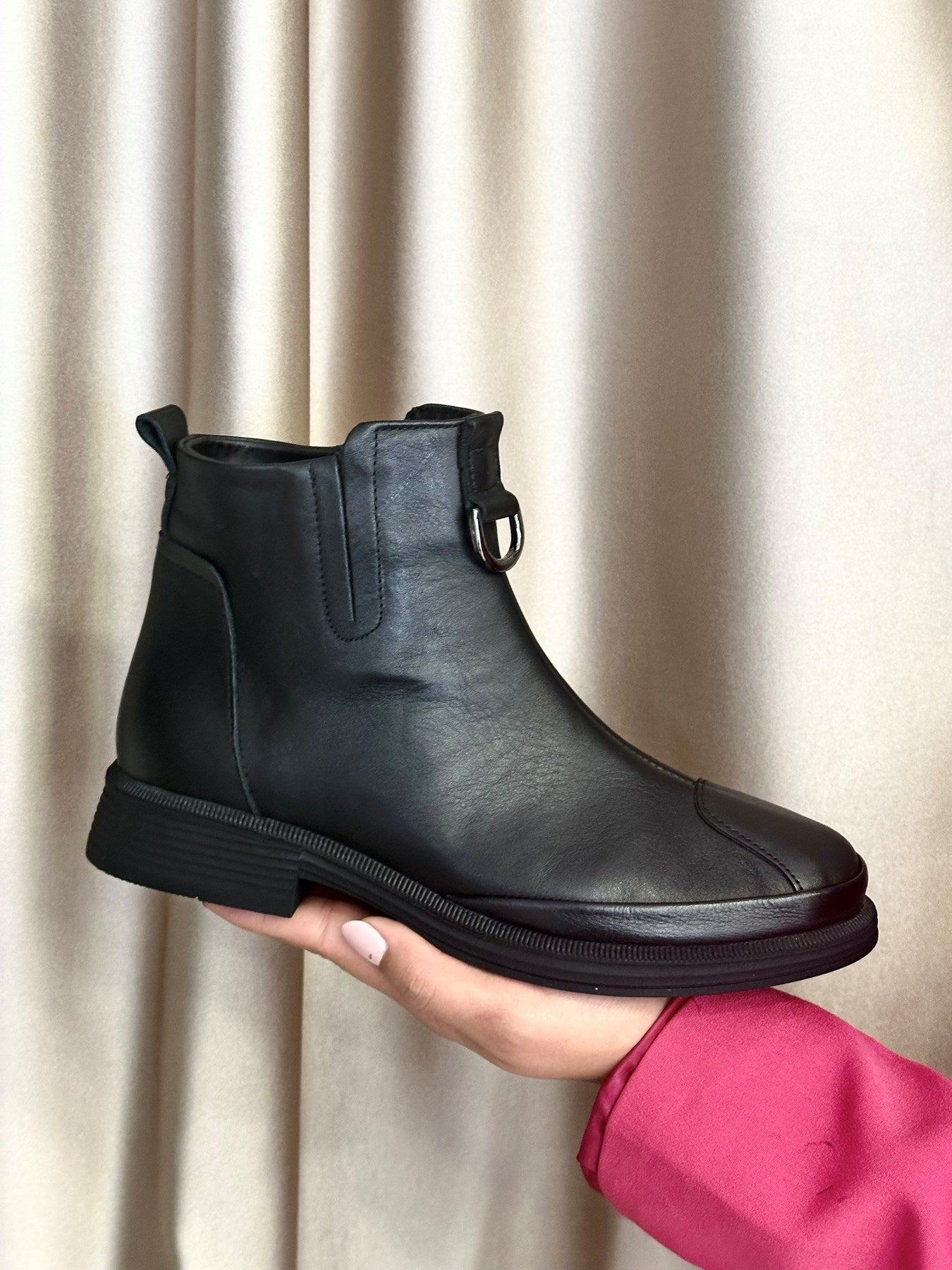 Siyah | Hakiki Deri | Comfort Kadın Bot