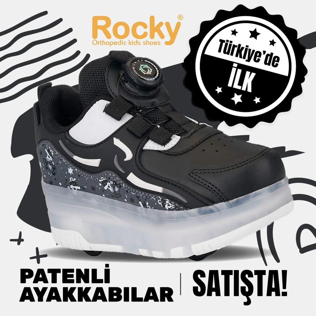 PATENLİ AYAKKABI Nils Işıklı Patenli Tekerlekli Spor Ayakkabı