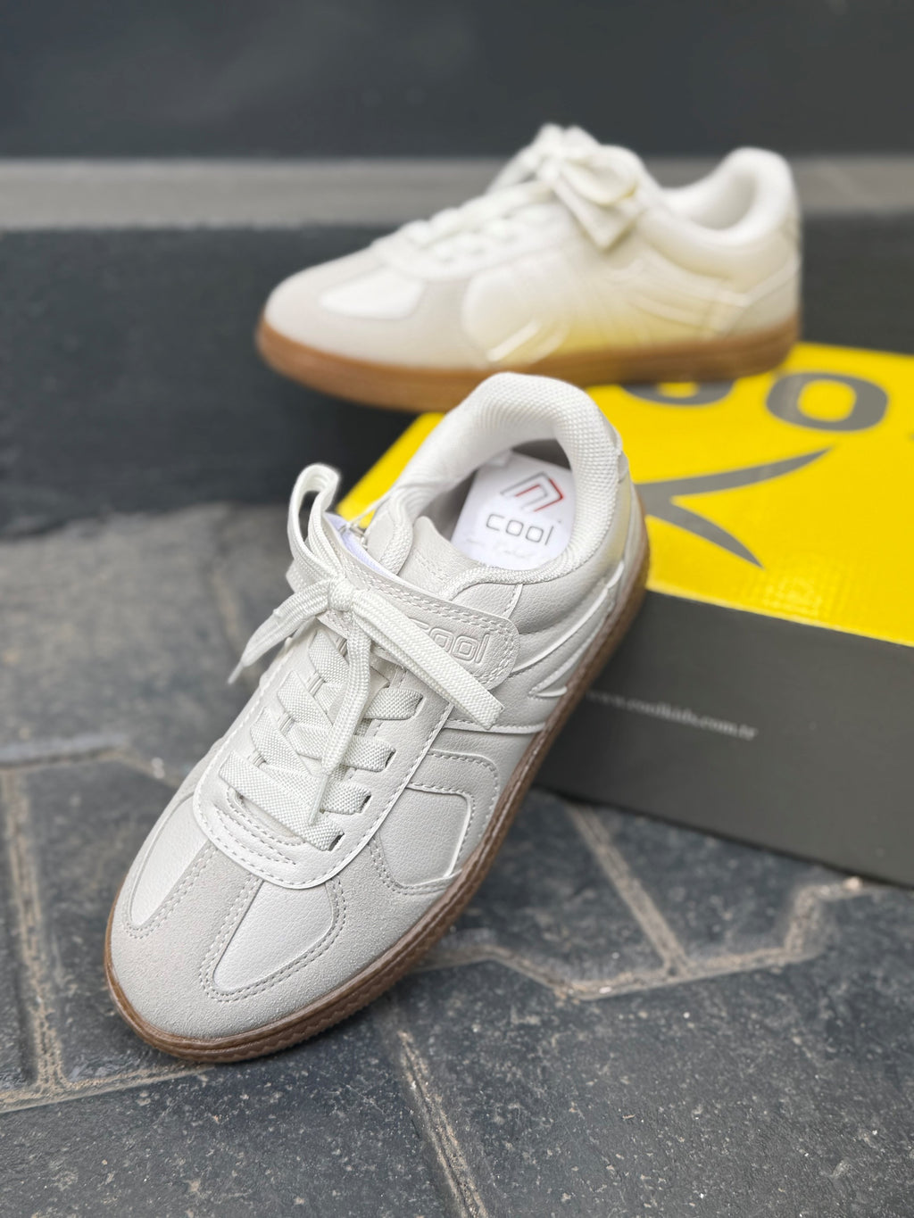 Cool Berry Beyaz Cırtlı Çocuk Sneakers