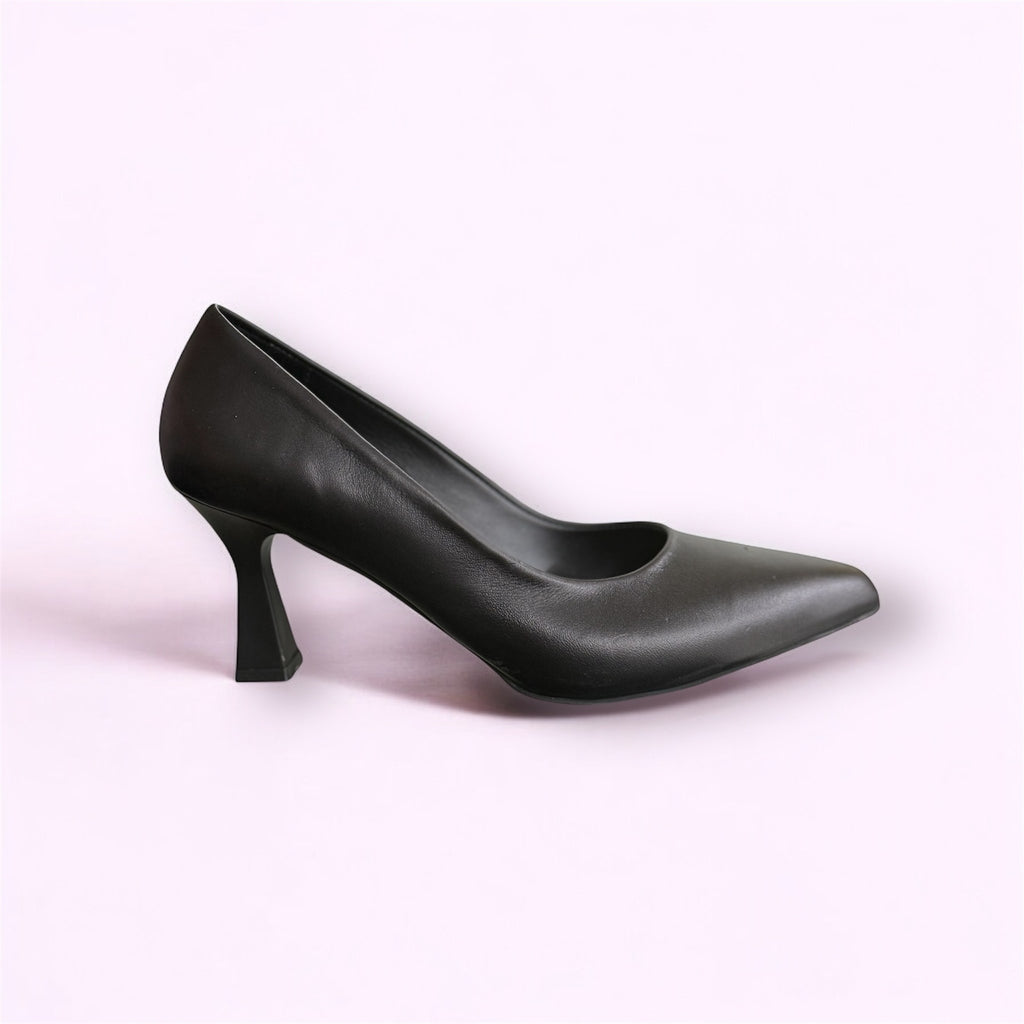 Hakiki Deri Bükülen Stiletto