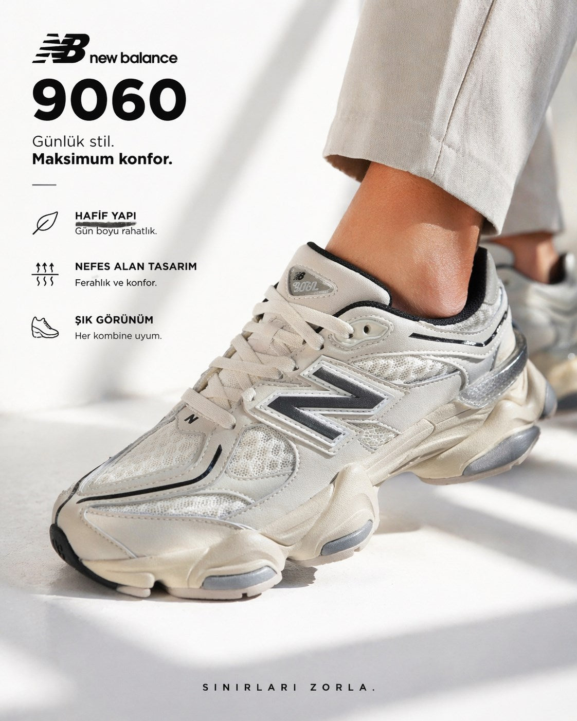 New Balance 9060 Turtledove/Black