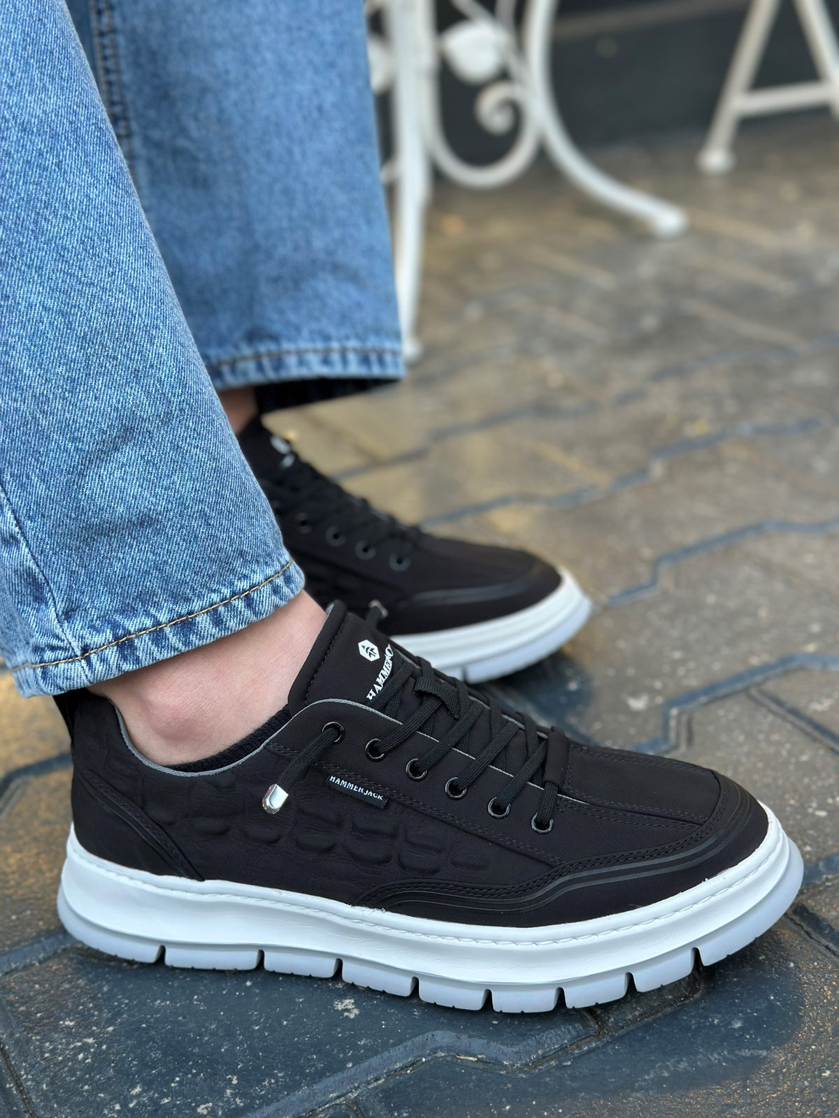 Hammer Jack 101 25369 Rizzi Erkek Siyah Spor Ayakkabı