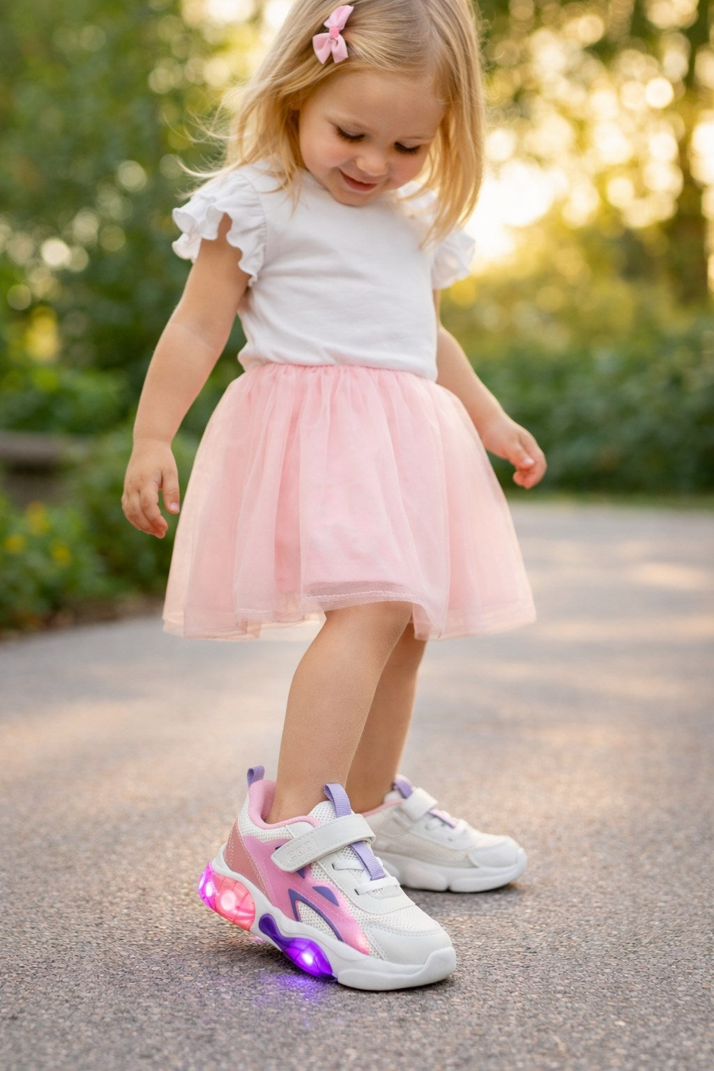 Cool Pembe Ortopedik Cırtlı Çocuk Ayakkabısı