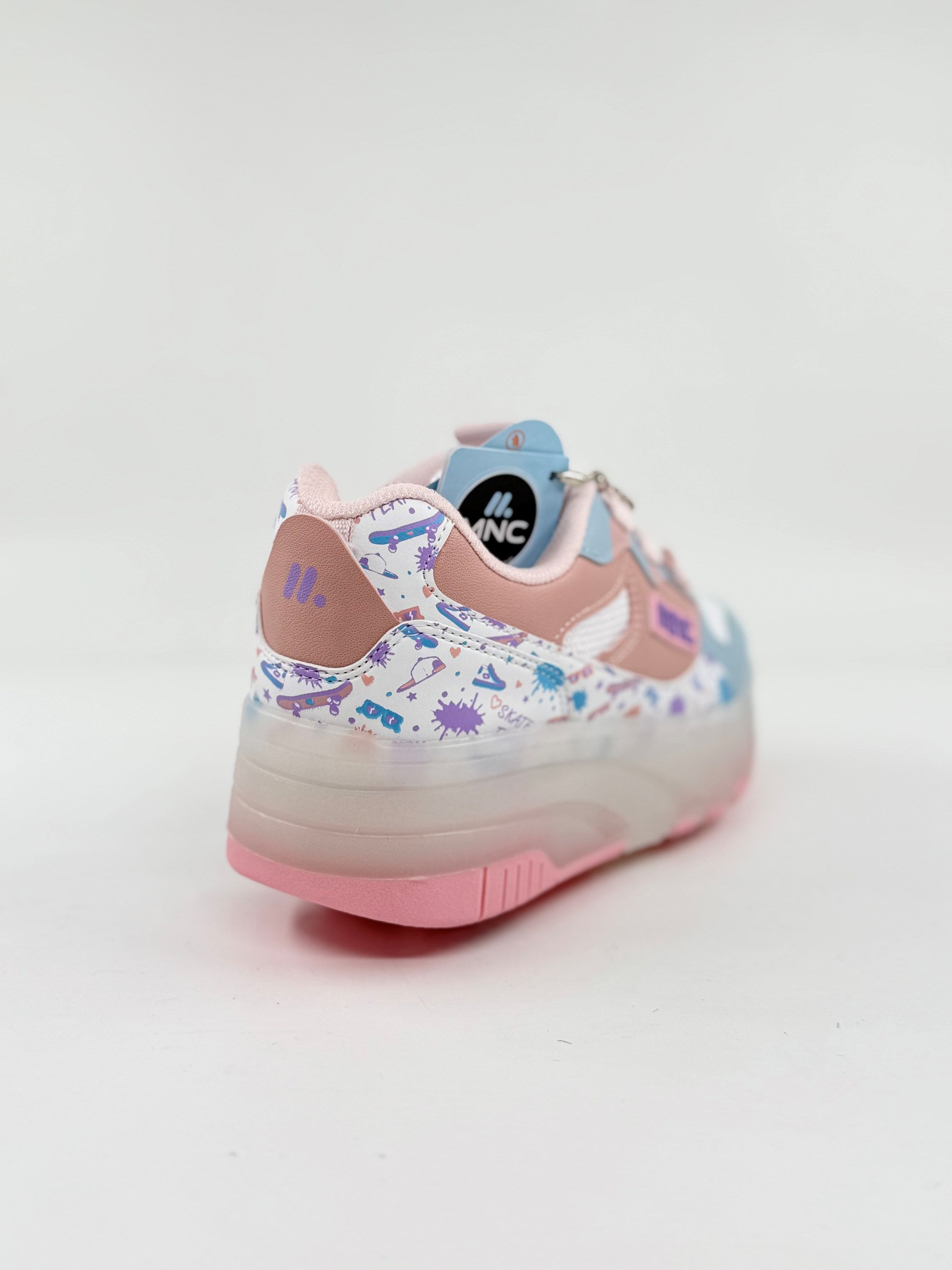Mnc Pembe  Patenli Işıklı Çocuk Ayakkabı