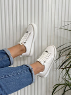 Beyaz | Kuum | Bağcıklı | Kadın | Sneakers