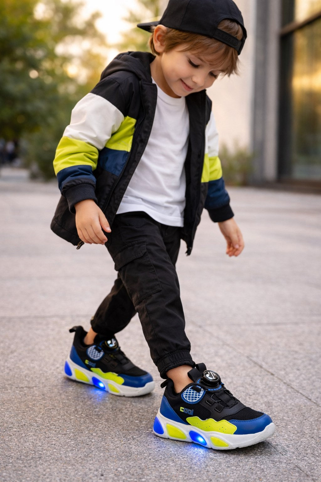 Cool Leon Hafif Ortopedik Otomatik Bağcıklı Çocuk Ayakkabı