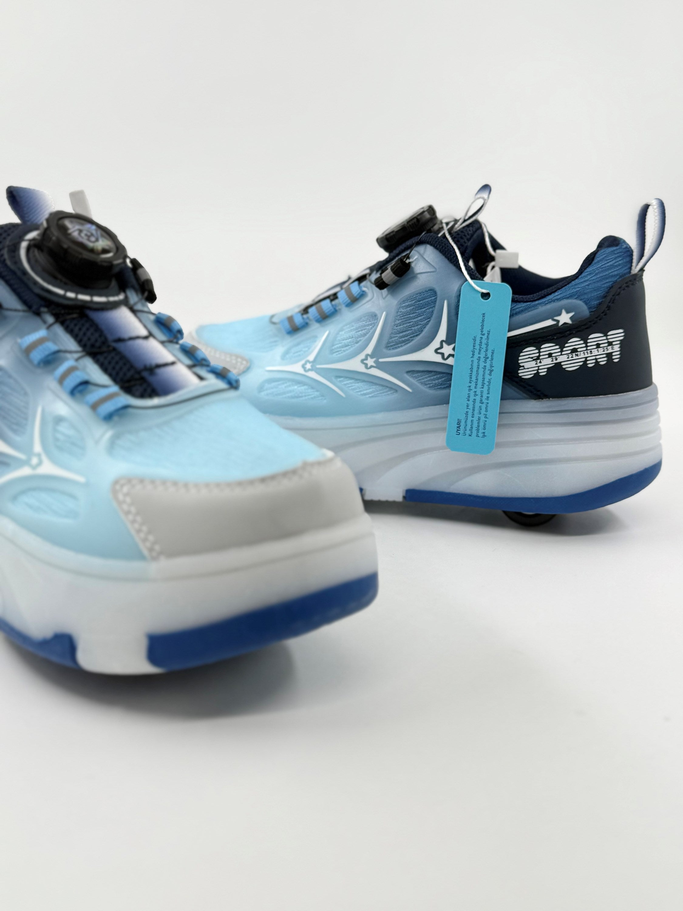 Marko Kids Mavi Patenli Şarj Edilebilir Çocuk Ayakkabı