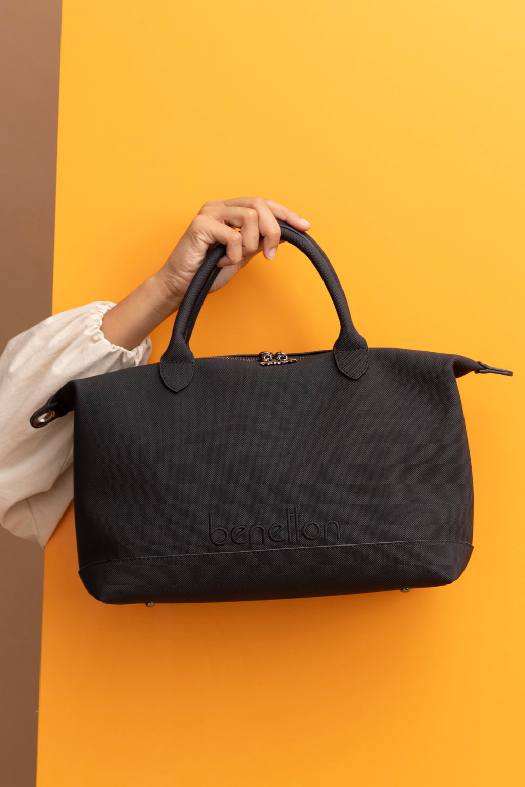 Benetton Siyah Çapraz Kadın Çanta