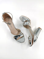 Pierre Cardin | Platform Topuk | Bantlı | Kadın Ayakkabı | Gümüş