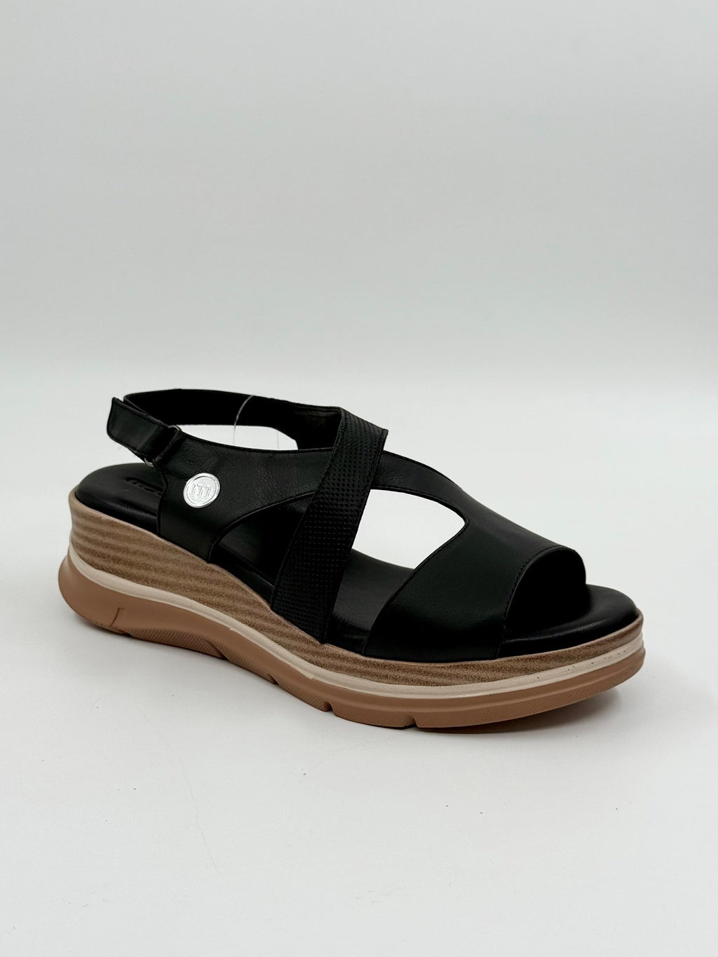 Mammamia | Siyah | Hakiki Deri | Kadın Sandalet