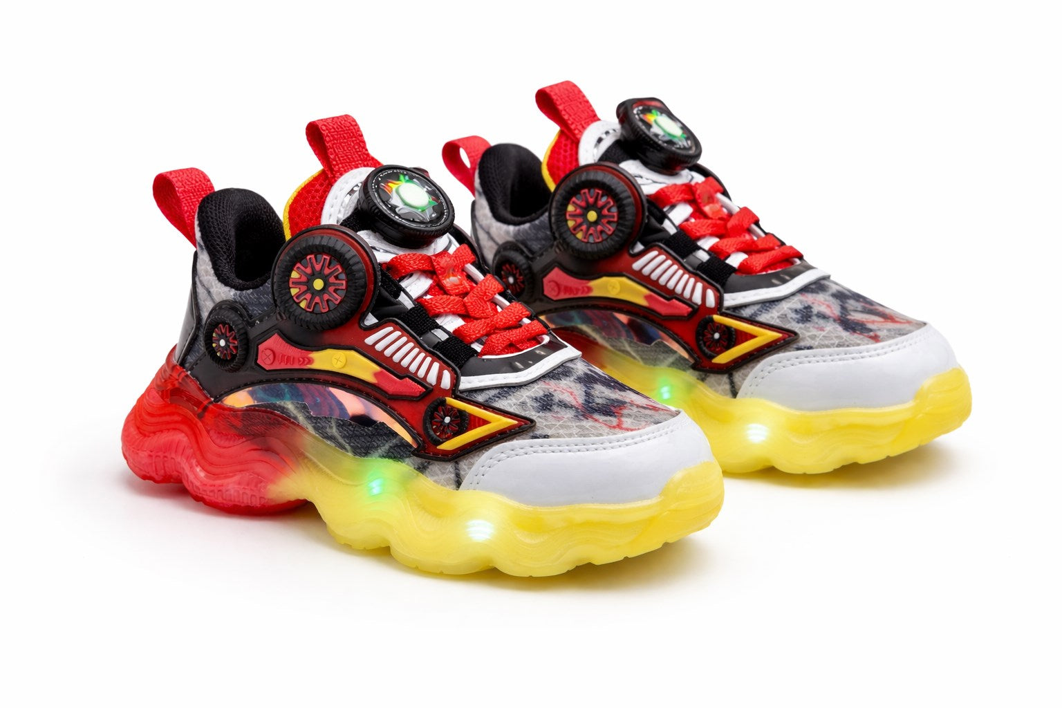 Markokids Sarı- Kırmızı Çocuk Spor Ayakkabı