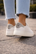 Pierre Cardin | Rugan Deri | Taşlı | Kadın Sneakers