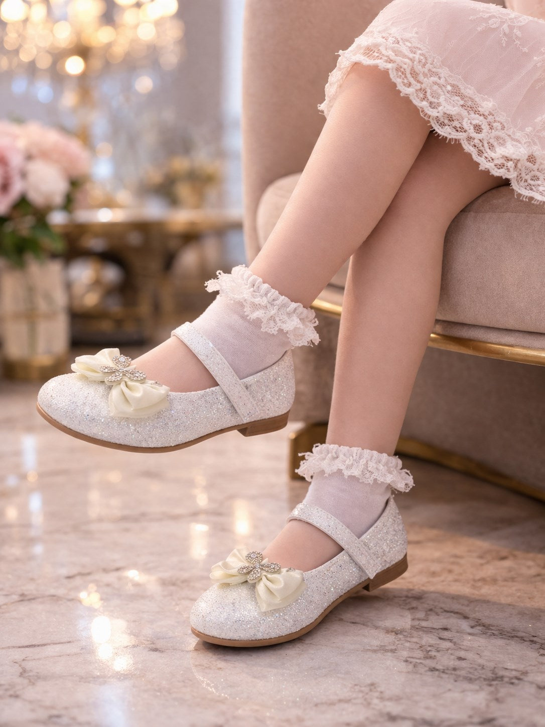 Mnc Kelebekli Sedef Kız Çocuk Babet