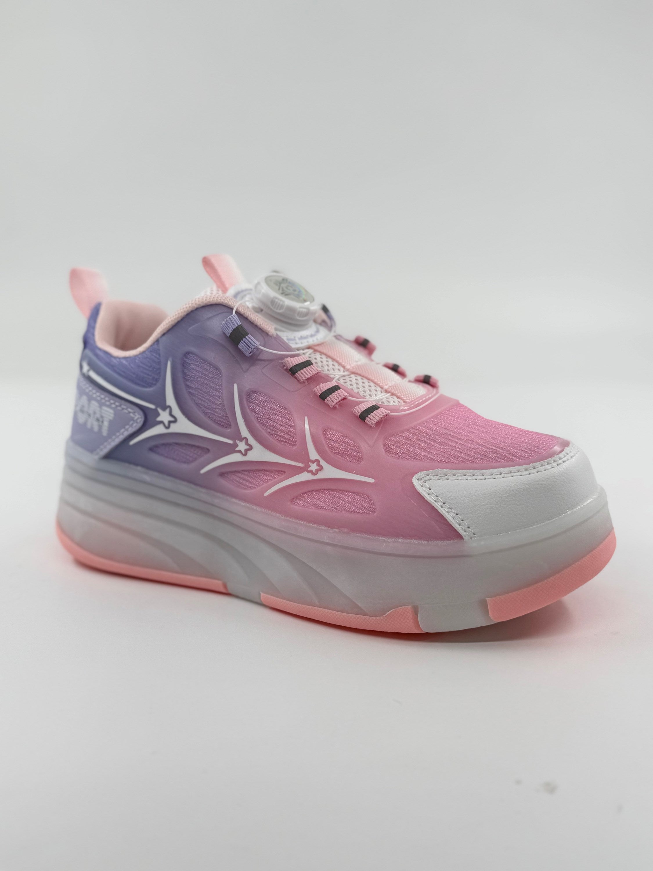 Pembe Patenli Işıklı Şarj Edilebilir Çocuk ayakkabı