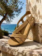 ZYN Bej Anatomik Taban Kadın Sandalet