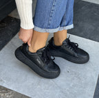 Benetton | Siyah Bağcıklı | Unısex Sneakers