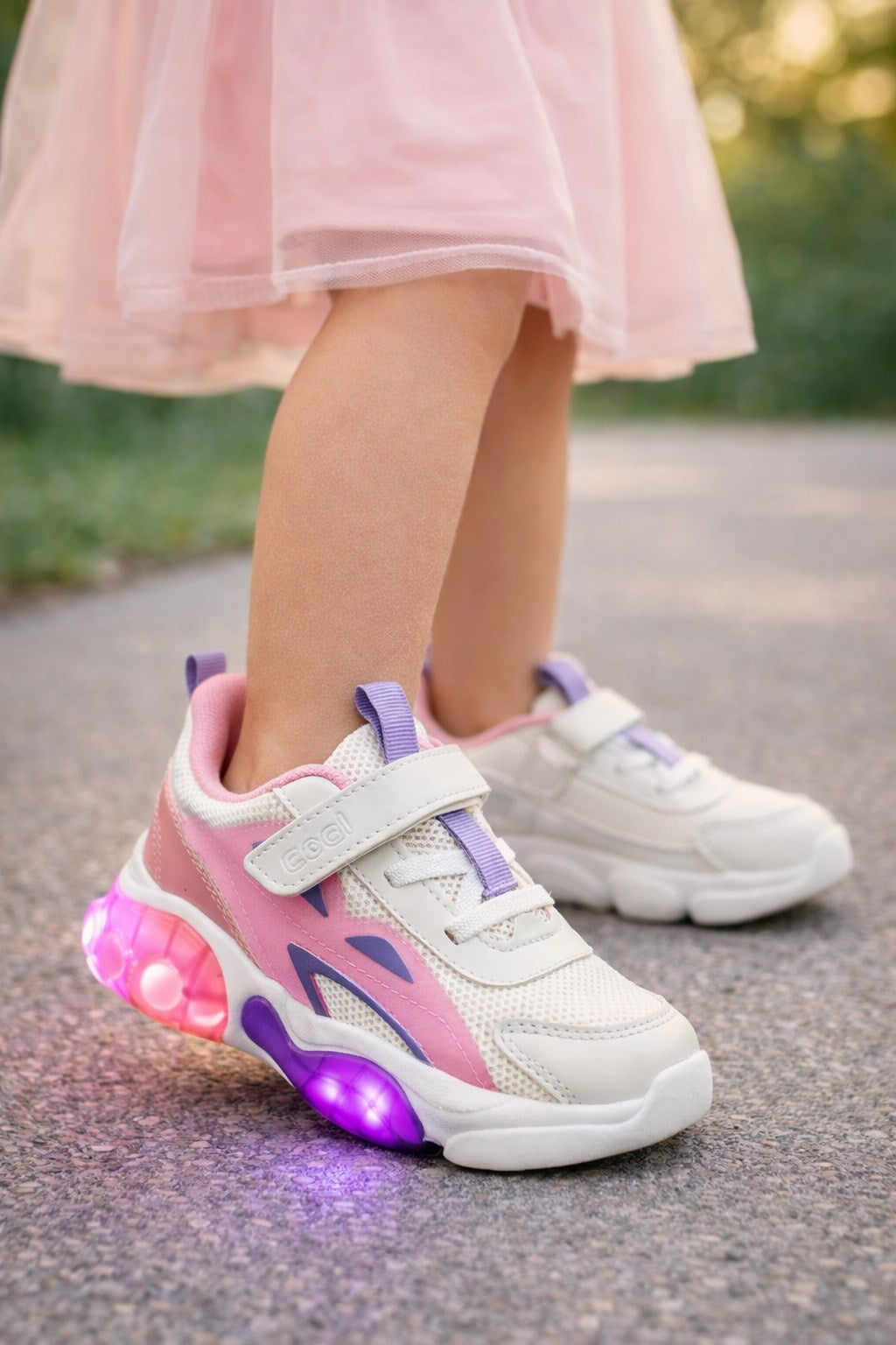 Cool Pembe Ortopedik Cırtlı Çocuk Ayakkabısı