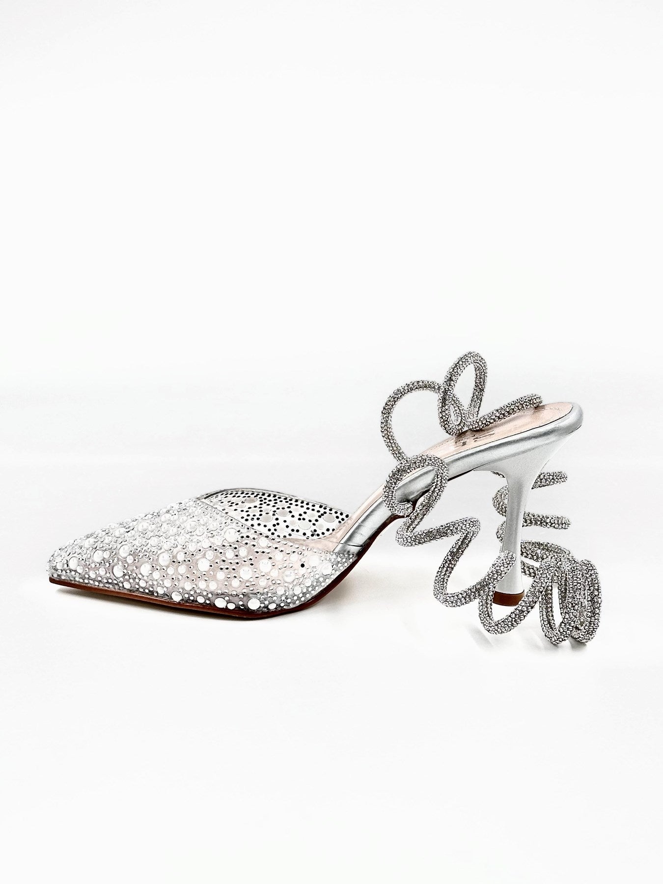 Bilek Bağlamalı |İncili | Zara Mode |l Gümüş Ayakkabı