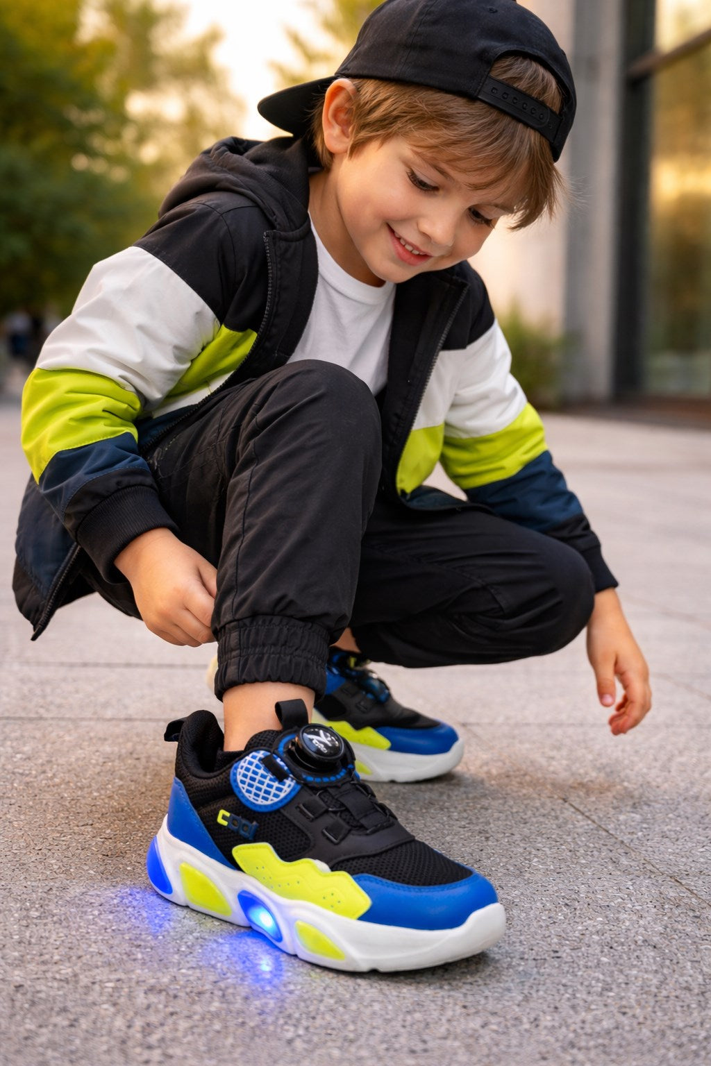 Cool Leon Hafif Ortopedik Otomatik Bağcıklı Çocuk Ayakkabı