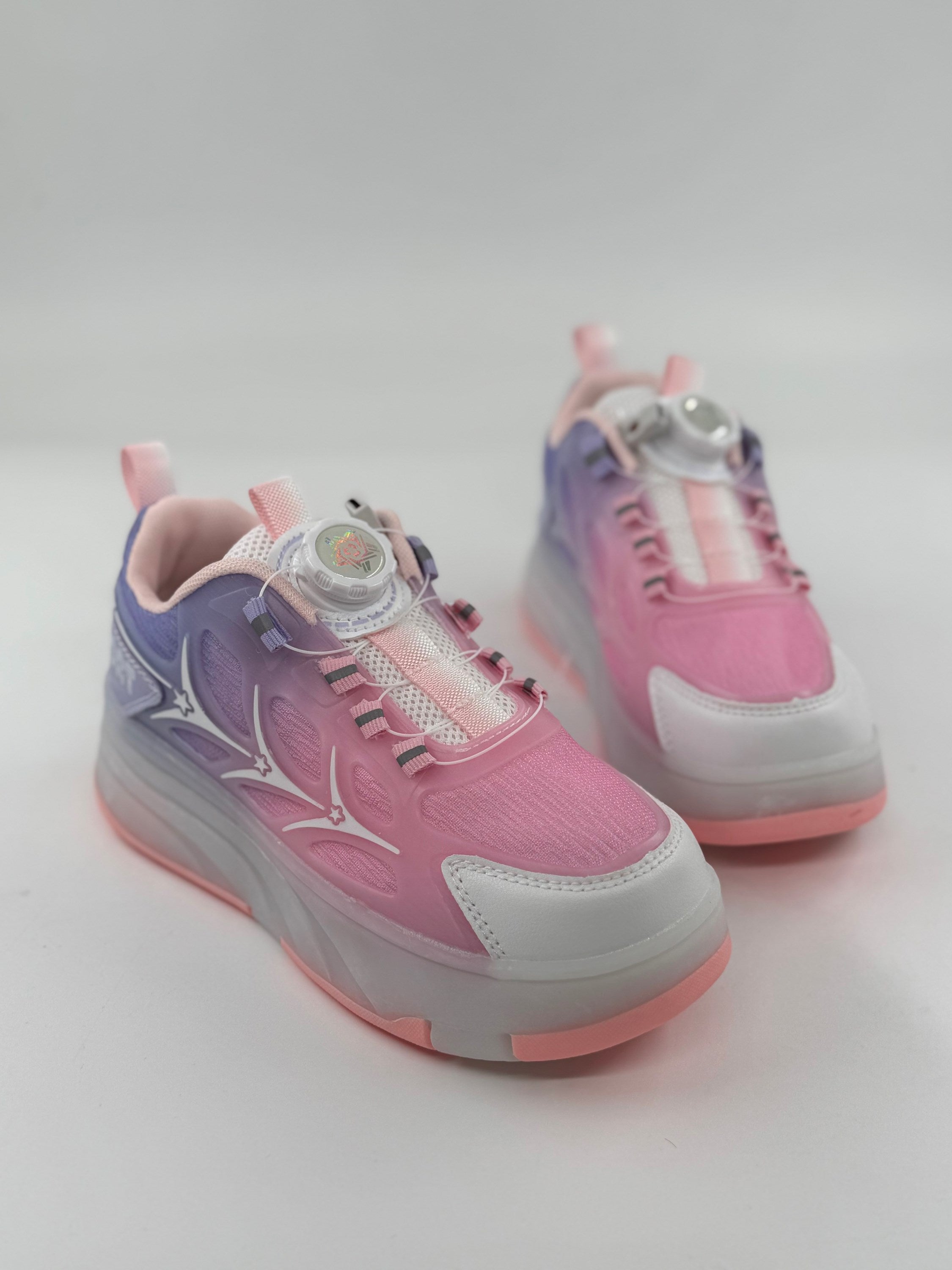 Pembe Patenli Işıklı Şarj Edilebilir Çocuk ayakkabı