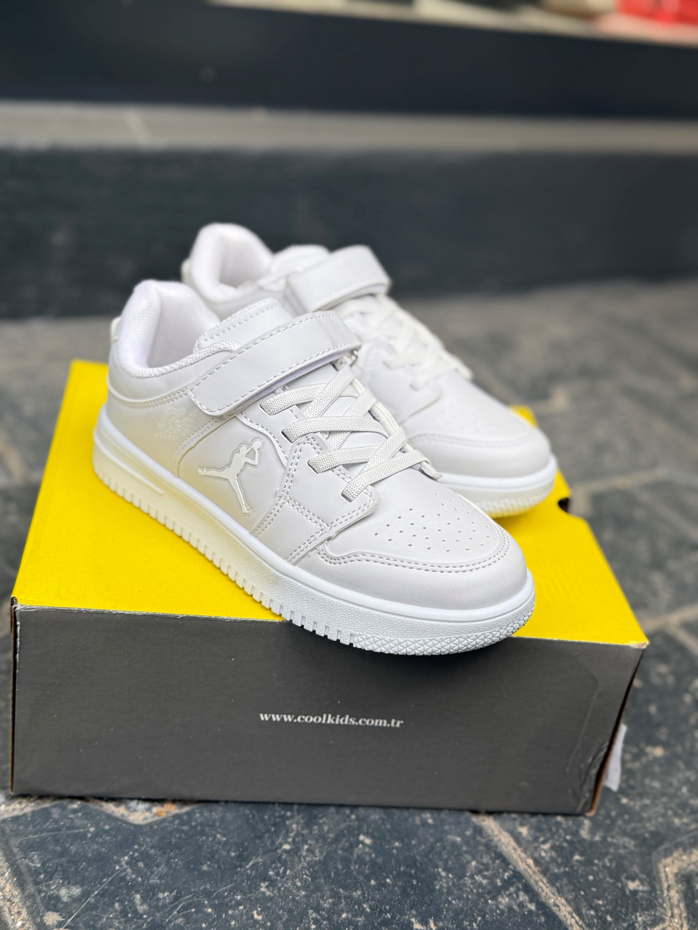 Cool Çocuk Beyaz Aır Günlük Spor Ayakkakbı