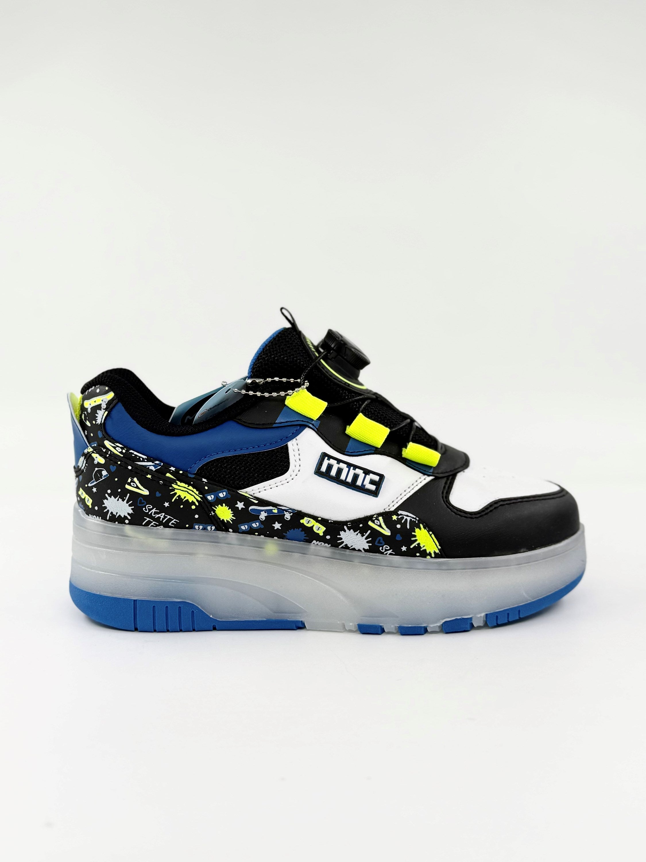 Mnc Mavi Patenli Işıklı Çocuk Ayakkabı